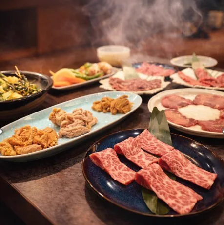 후토키 전망 대절탕과 이카호 산 풍경