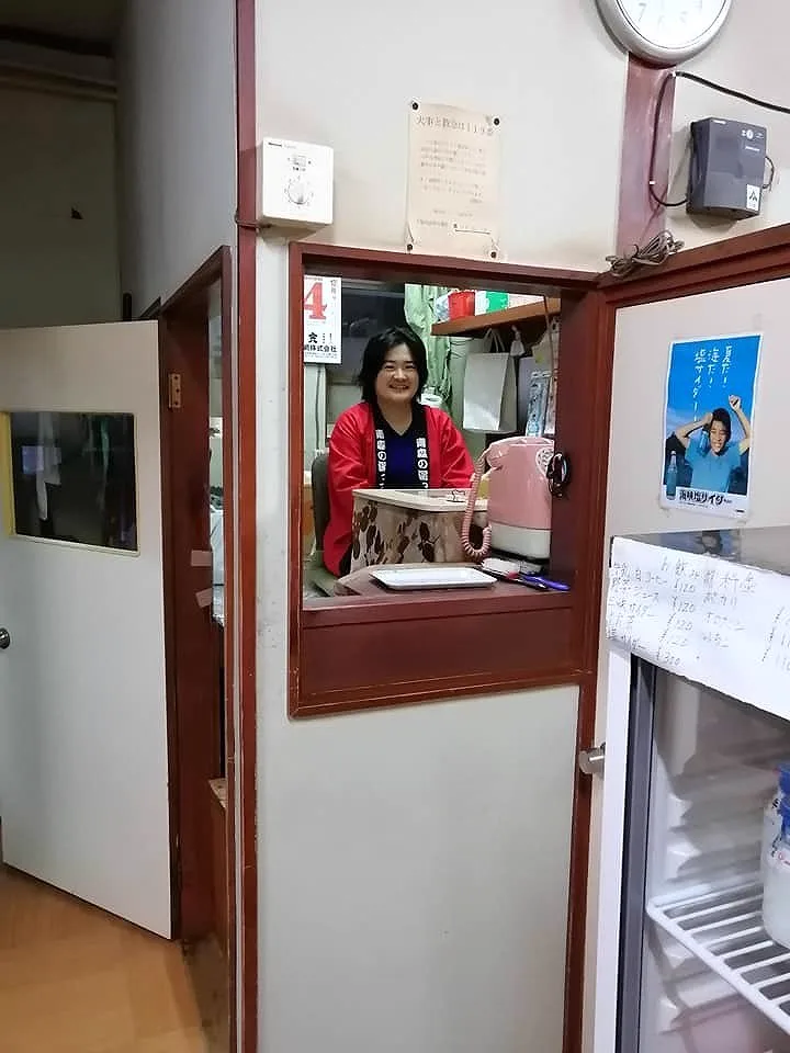 유~폿포 접수처 안내 데스크 모습