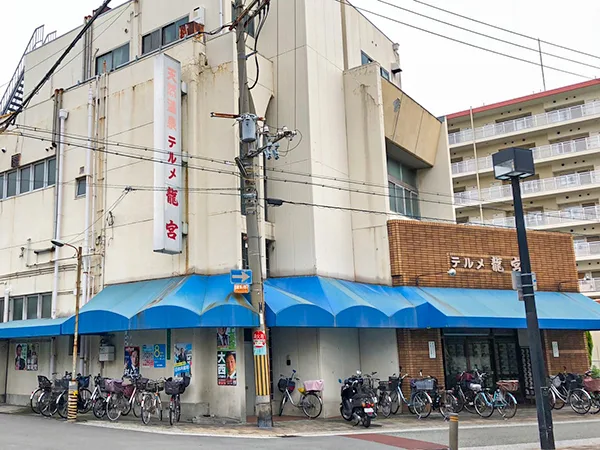 천연온천 테르메 류구의 외관