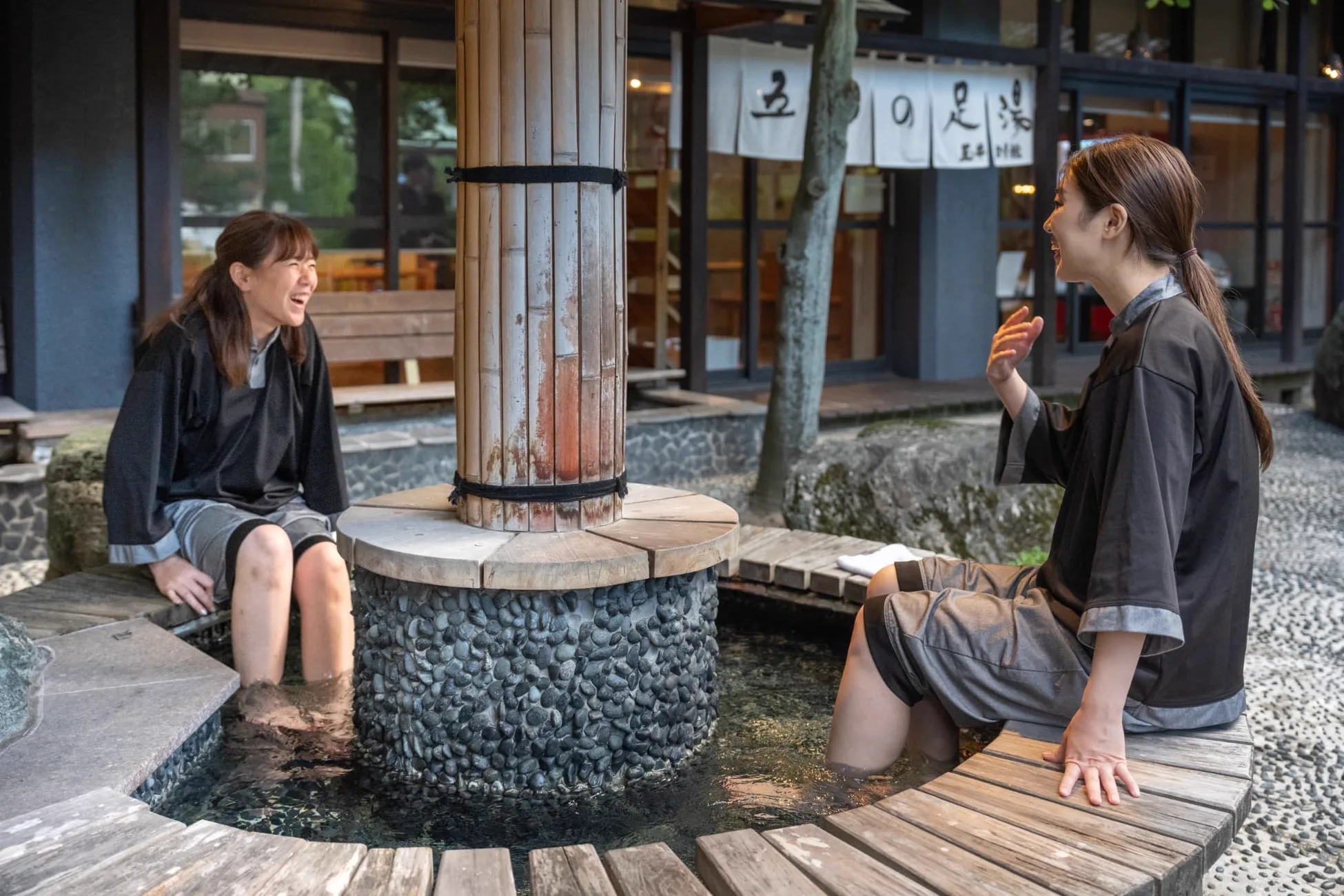 RYOKAN OQOQ, 묵을 만할까? 대욕장 순환·가케나가시 족욕 3곳·본관과 구관 고르는 법
