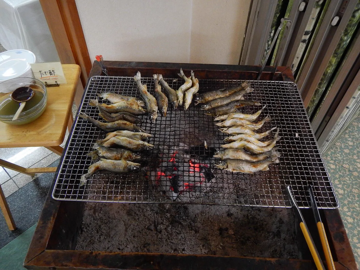 이이자카 온천의 대표적인 풍경